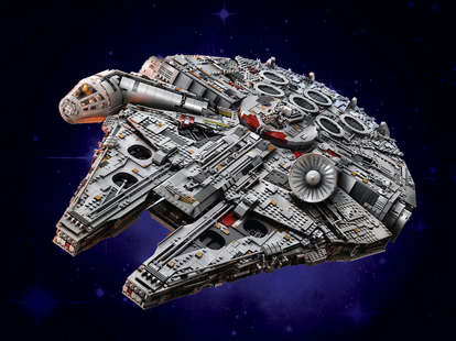 giant millennium falcon lego